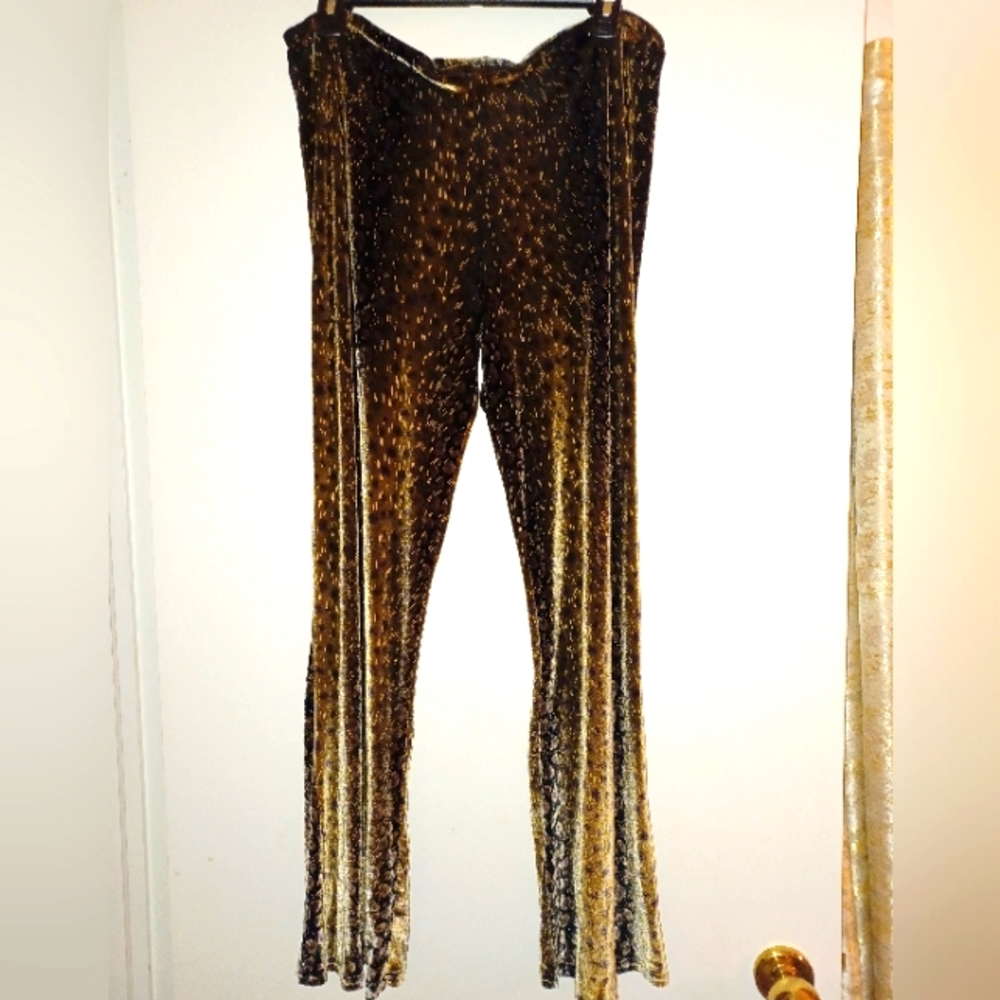 Velvet Party Pants.  Size L